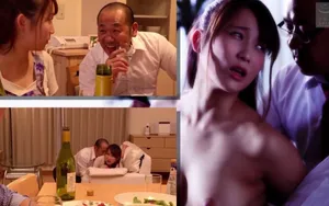 Gã sếp khốn nạn gạ địt cô vợ nhân viên ngay trước mặt rồi còn dọa đuổi việc